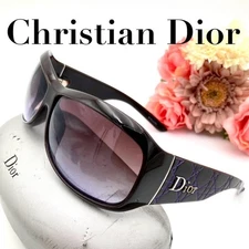 Christian Dior CANNAGE Sunglasses Purple Black Gradient UV Near Unused