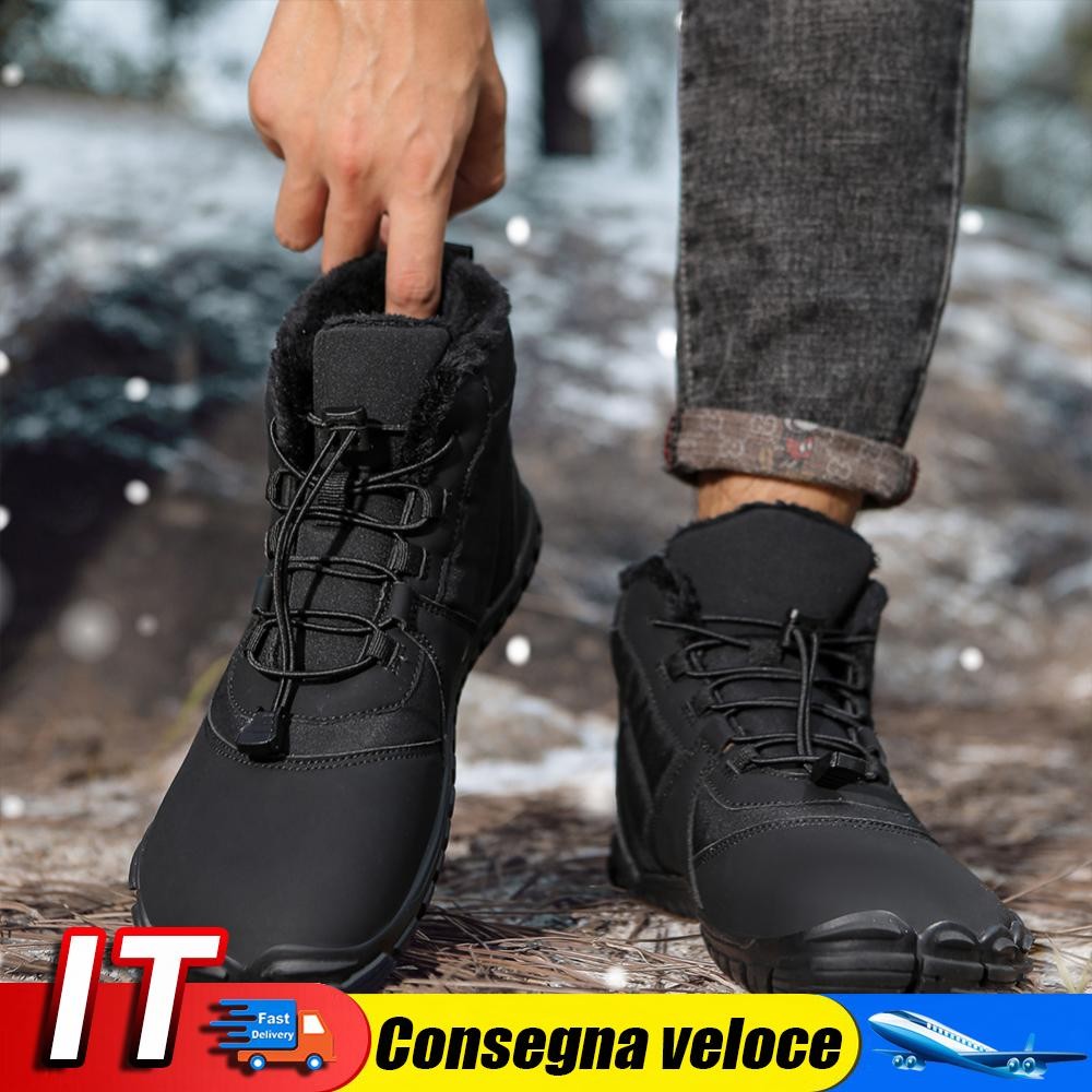 KEEN Scarponi da neve invernali Scarpe da trekking leggere a piedi nudi per uomo donn