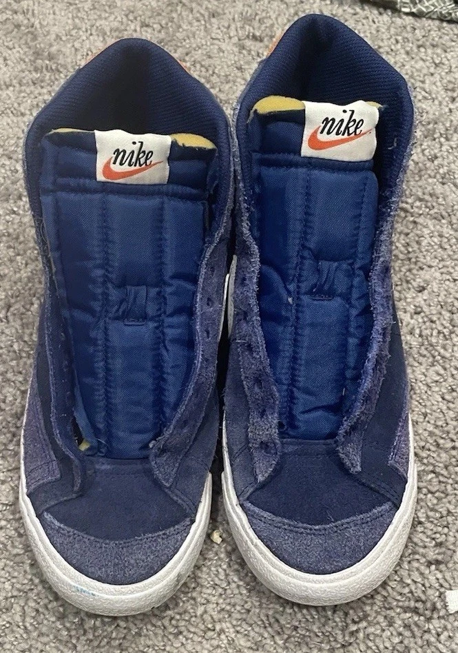 Nike Blazer Men's Size 8.5 Mid 77 First Use Deep Royal Blue DC3433-400 - Image 3 of 4