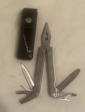 Leatherman Pocket Survival Tool Multitool PST TM 1325473 Leather Sheath
