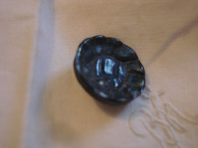 Bouton Ancien De Mercerie - Résine Froissée Vintage - Parfait Pour La Couture Créative