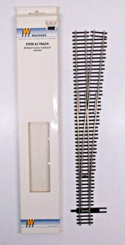 HO Walthers Code 83 #8 RH Weiche #948-806 in OVP (Lot 1093) | Zustand: Used