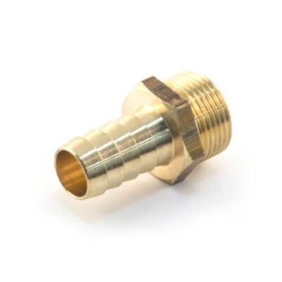 Messing Außen BSPT Schlauch Endstücke, 1'' BSPT-1'' (25,5mm) ID Schlauchanschluss Wasser, Gas, Kraftstoff