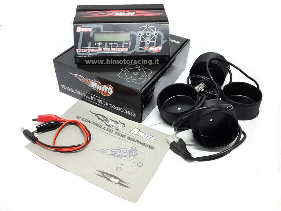 Scalda Gomme Himoto con centralina digitale per 1/8 & 1/10 On/Road Tire warmers - Immagine 2 di 4