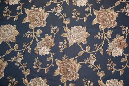 Luxurious Floral Jacquard Fabric for Upholstery Drape Craft 54" Wide - Green - Picture 2 of 8