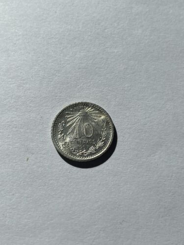 SILVER Mexico 1907 10 Centavo