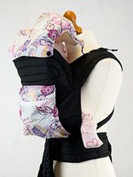 Mei Tai With Hood And Pocket - Purple Paisley Mei Tai With Hood And Pocket - Purple Paisley