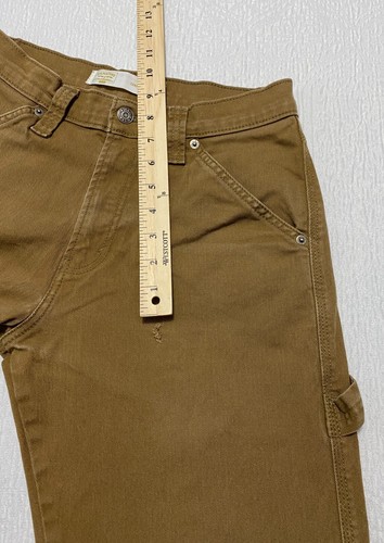 Signature Gold By Levi Strauss Carpenter Jeans Men's Size 28x32 Brown - Picture 3 of 10