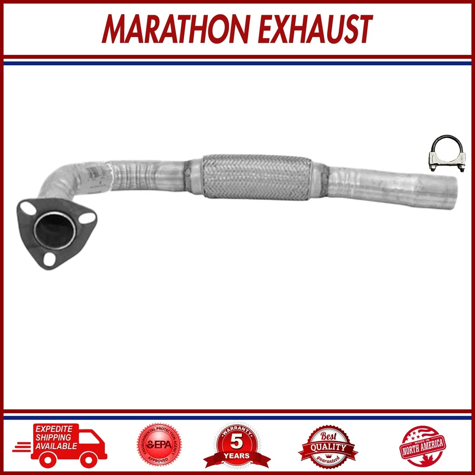 Tubo de escape delantero compatible con: modelos Sohc Saturn SC1 1993-1999 | SL1 | SW1 1,9 L Foto 4 de 4