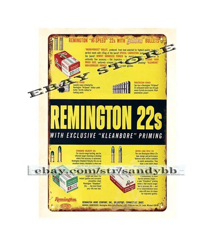 1965 firearmgun rifle Guns cartridges ammo pistol tin sign  reproductions