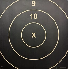 Official NRA LR-C(C) 800-1000 Yard Standard Target Center, 27.5" x 27.5", 5 pack