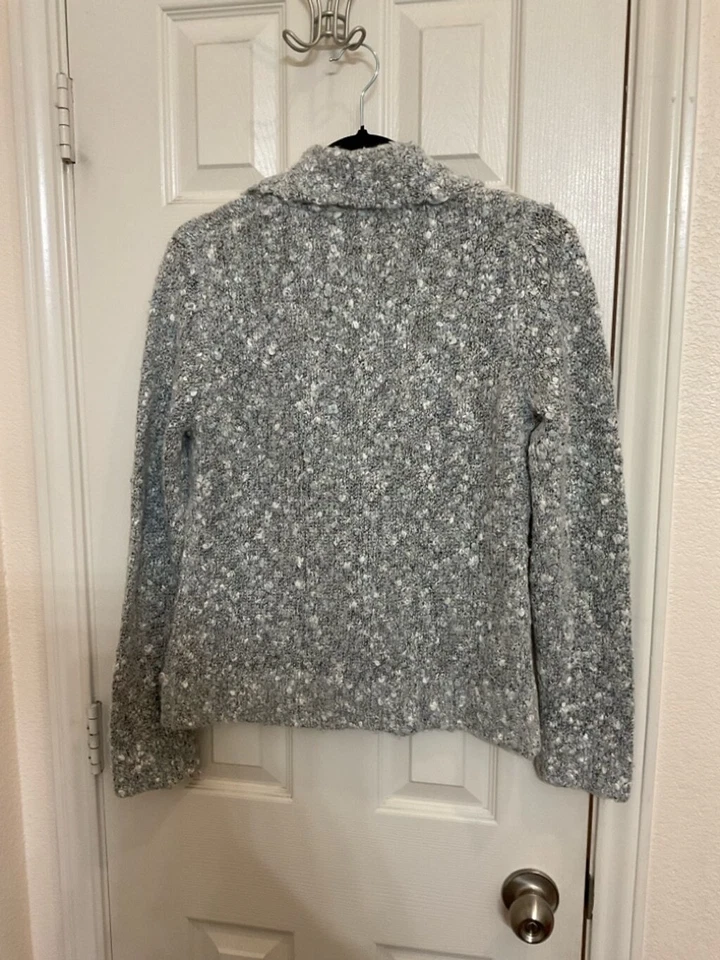 Cárdigan blazer para mujer Hanna Andersson, talla S gris Foto 4 de 4