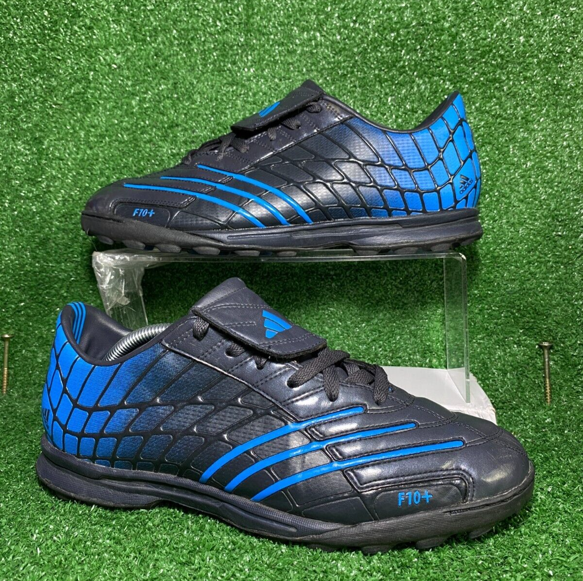 RARE 2004 Adidas F50 Spider Navy Blue Blue TF 10 US Predator Total