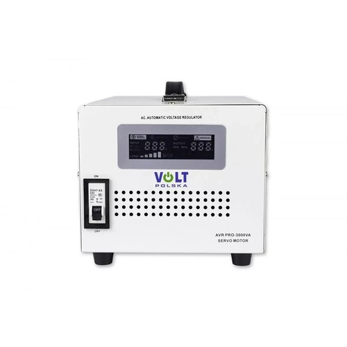 Stabilisateur De Tension AVR PRO 3000VA – Servo Volt Polska, 230V 50Hz, Fabrication Polonaise