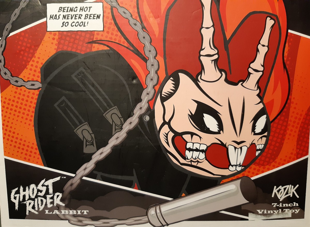 Kidrobot Marvel Comics Labbit Series Ghost Rider 7