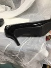 Etienne Aigner Classic Vtg Minimalist Glossy Black Patent Pumps 8.5 M — photo 7
