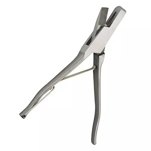 Livestock Ear Notcher V Shape Stainless Steel Pig Ear Tag Plier Animal Identific