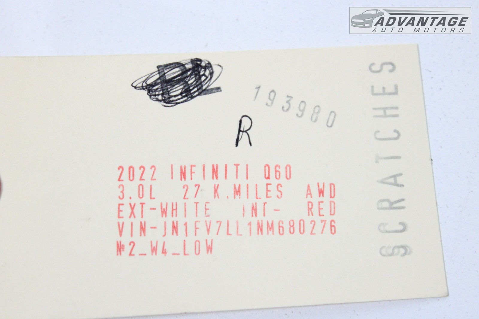 20172022 INFINITI Q60 S RIGHT SIDE ROOF RACK RAIL DRIP TRIM MOLDING