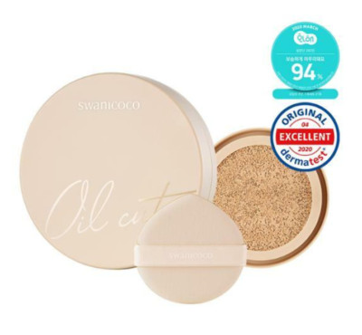 Swanicoco Oil Cut Cushion 15g + Refill 15g SPF 50+/PA ++++ Wrinkle Care K-Beauty