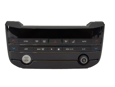 ジャガーFタイプ　純正モニタースイッチパネル 16 17 Jaguar X260 XF XE F-Pace Dual Climate Control Start Switch