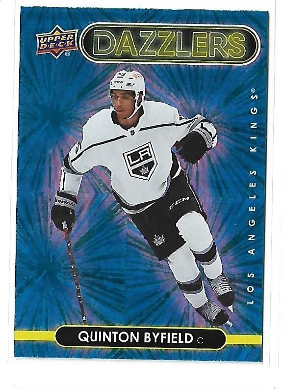 2021-22 Upper Deck Dazzlers Blue Series 1 #DZ-23 Quinton Byfield