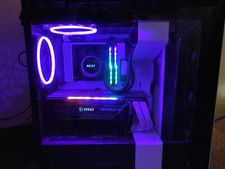 NZXT Gaming PC With Monitor And Peripherals