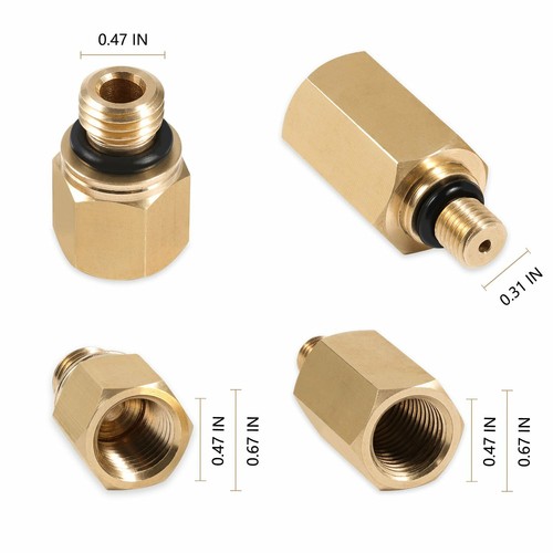 Herramienta de montaje de prueba de aire, kit de prueba de fugas adaptador de riel de aceite para Ford Powerstroke 6,0 L - Imagen 9 de 11