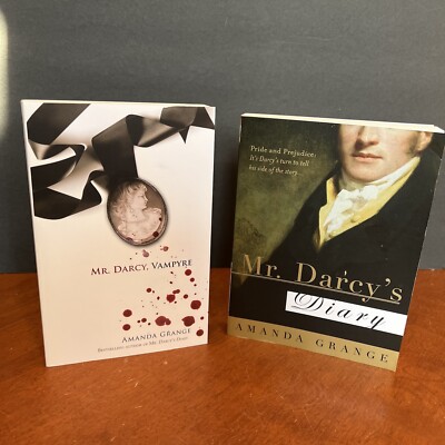 Lot: Amanda Grange Mr. Darcy Vampyre Diary Jane Austen Books Fan Fiction JAFF