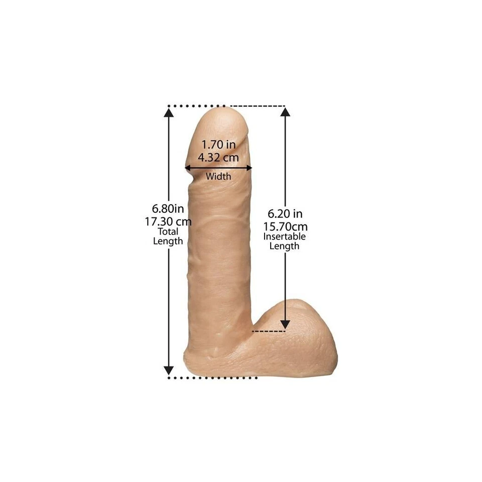 Doc Johnson Vac-U-Lock-Realistic Cock с Ultra Harness 6"" - Изображение 4 из 4