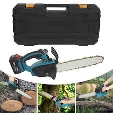10 Inch Cordless Chainsaw Handheld Rechargeable Chain Saw Electric Chainsaws