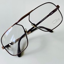 Vintage CAZAL 716 Col 75 Copper Brown Sunglasses W. Germany Small NOS