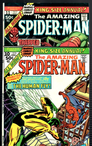 Amazing Spider-Man King-Size Annual # 10,11 (8.5) 1976,1977 Marvel Bronze-Age 🕷