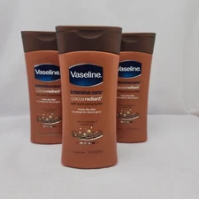 Vaseline Intense Care Cocoa Radiant Non-Greasy Body Lotion 10oz (3) exp 2016