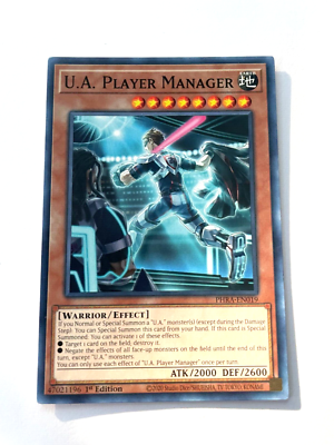 yugioh card manager U.A. Player Manager - PHRA-EN019 - Common - 1st Edition - NM - Yugioh!
