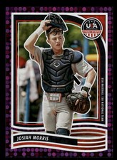 2024 Panini Stars & Stripes JOSIAH MORRIS PURPLE 22/99 #40
