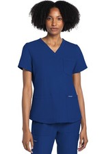 Cherokee WW Originals Scrubs Women's V-Neck Top CK961A GAB Galaxy Blue Free Ship