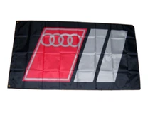 AUDI 3'X5' FLAG BANNER RACING QUATTRO MAN CAVE GARAGE SHOP WALL FAST SHIPPING