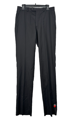 MICHAEL KORS Dress Pants Mens Size 31x34 Black Solid Classic Fit Stretch  NEW | eBay
