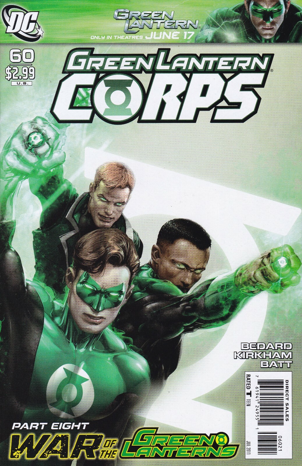 GREEN LANTERN CORPS (2010) #60 - VARIANT Cover