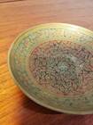 Nice vintage decorated brass plate, India ca. 1960 — photo 4