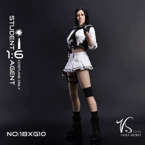 1/6 Vstoys Guante Manos Mujer Negro Empuñadura Pistola Mantenimiento Modelo Piel Pálida PH Reemplazable - Imagen 4 de 6