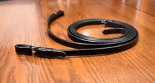 KL Select Red Barn NEW leather reins flat curb pelham black, 54” $104 bridle
