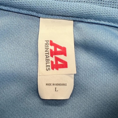 Polo homme A4 Cleveland Rams L bleu colorblock pull manches courtes - Photo 3/9
