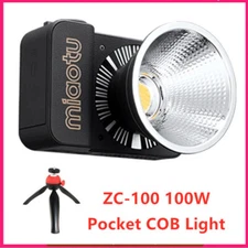 MIAOTU ZC-100 100W 2700K-7500K LED Video COB Light Pocket Photography Light Lamp
