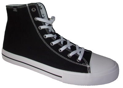 New Lugz Stagger HI LX MSTAGHC-060 Mens Black Canvas  display picture 3