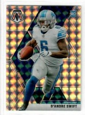 D'ANDRE SWIFT 2020 Panini Mosaic Football SILVER PRIZM MOSIAC RC #215 Lions 