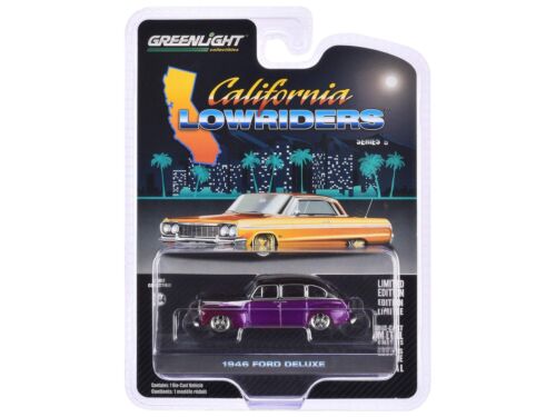 1946 Ford Fordor Super Deluxe Dark Purple Metallic and Black "California Lowride