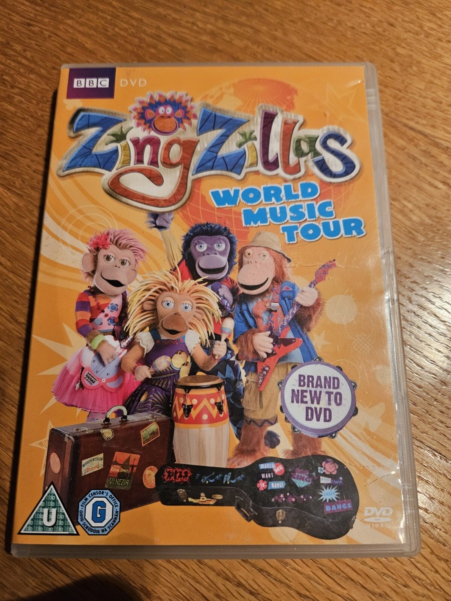 ZINGZILLAS WORLD MUSIC TOUR DVD KIDS BBC 5 EPISODES | eBay UK