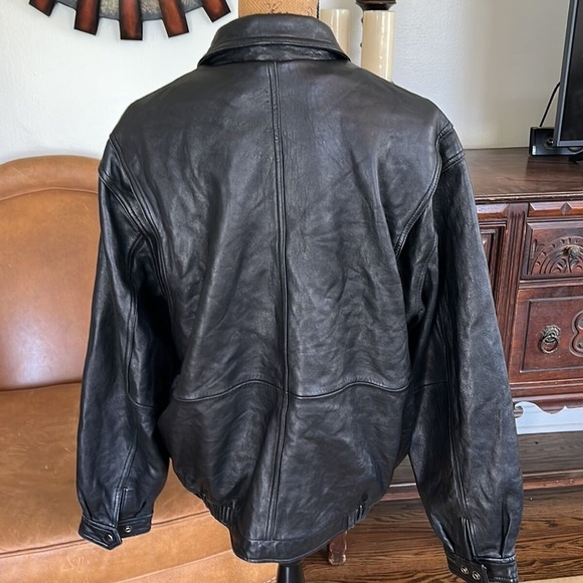 Mens Vintage American Classics Colebrook leather jacket size Mens Vintage American Classics Colebrook leather jacket size