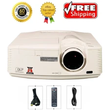 Mitsubishi WD720U DLP Projector 4300 ANSI Home Theater 3D HD HDMI w/Bundle